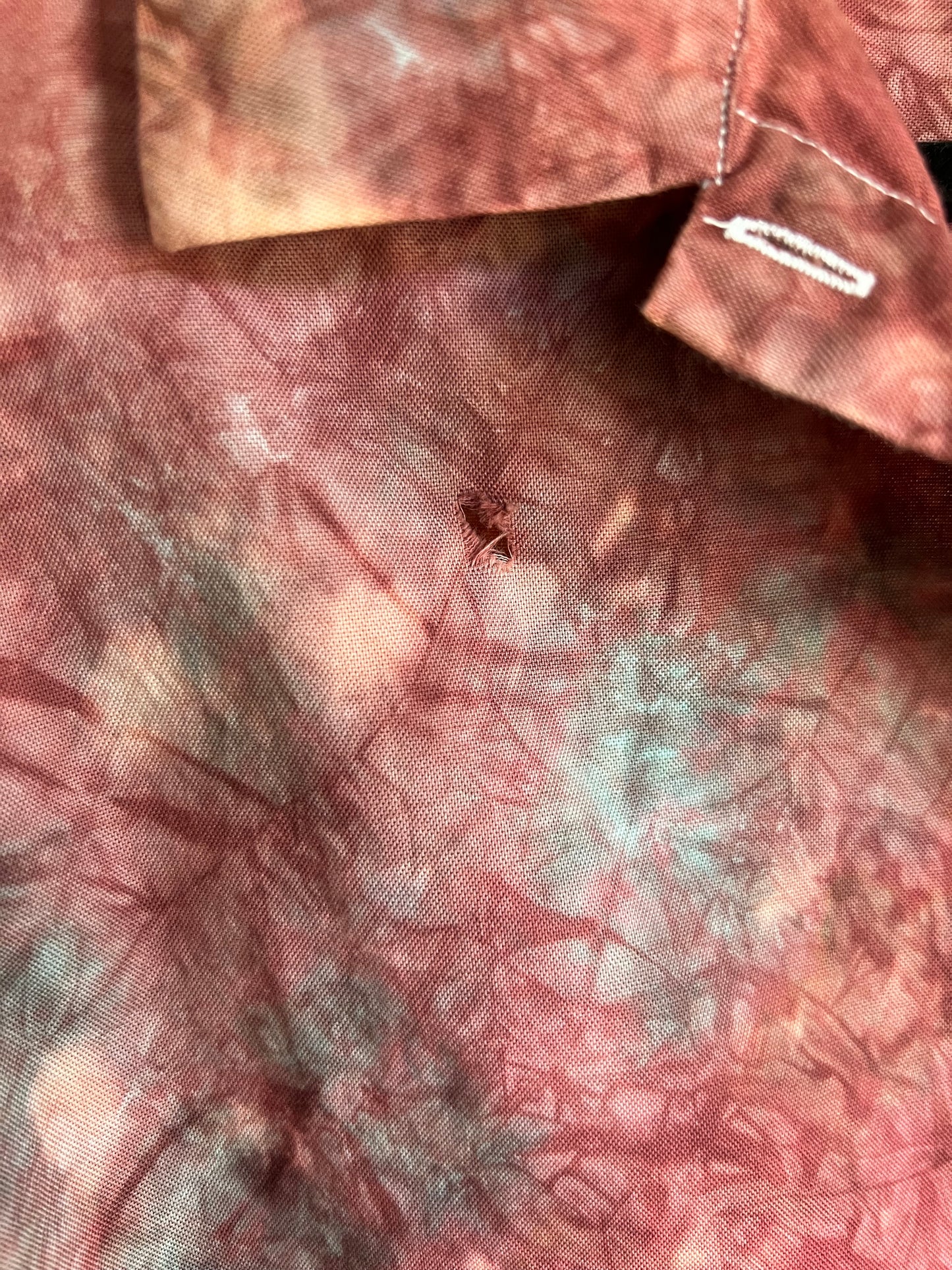 upcycled uniqlo collared button-up (M)